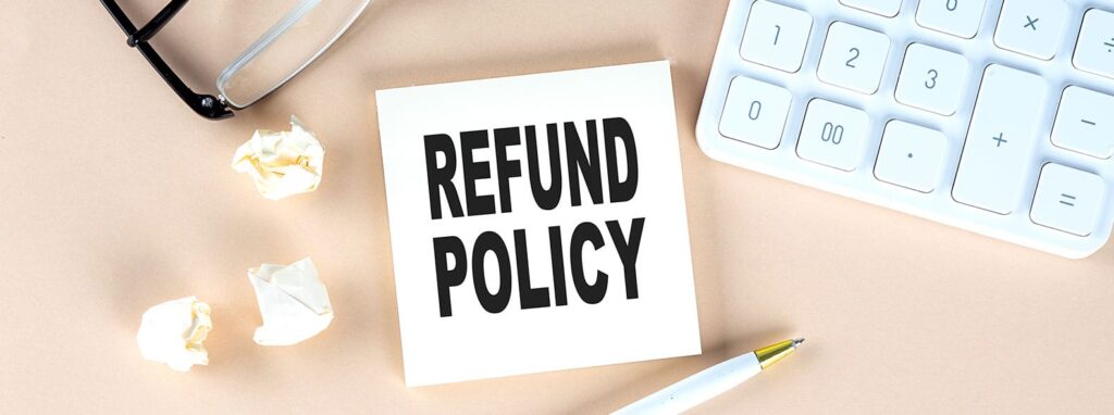 refund policy banner mobile